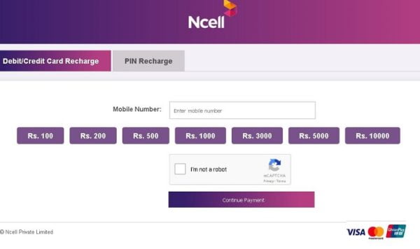 Ncell Brings Online Recharge Service To Top Up Your Mobile