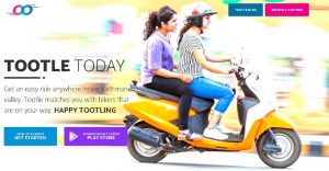 Tootle ride sharing app