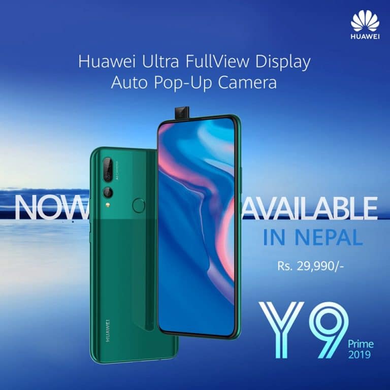 Huawei Y9 Prime 2019, the pop-up camera phone now available in Nepal ...