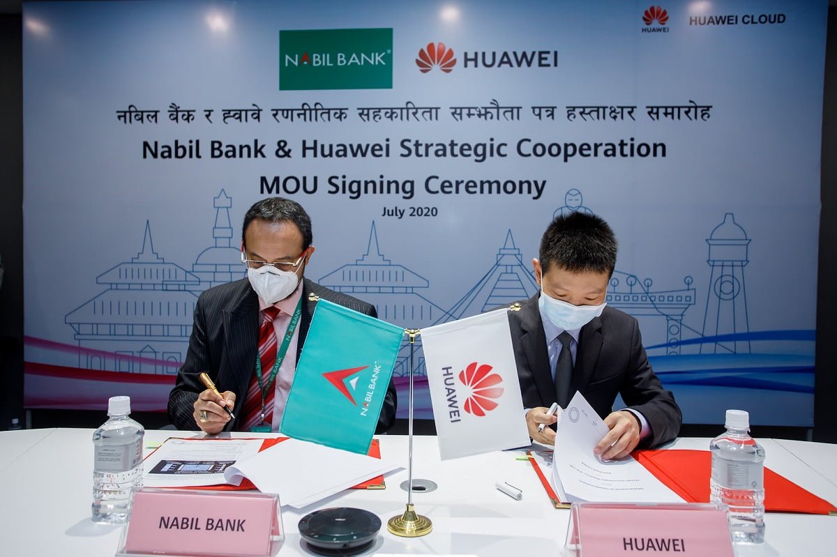 Nabil Bank and Huawei MOU agreement