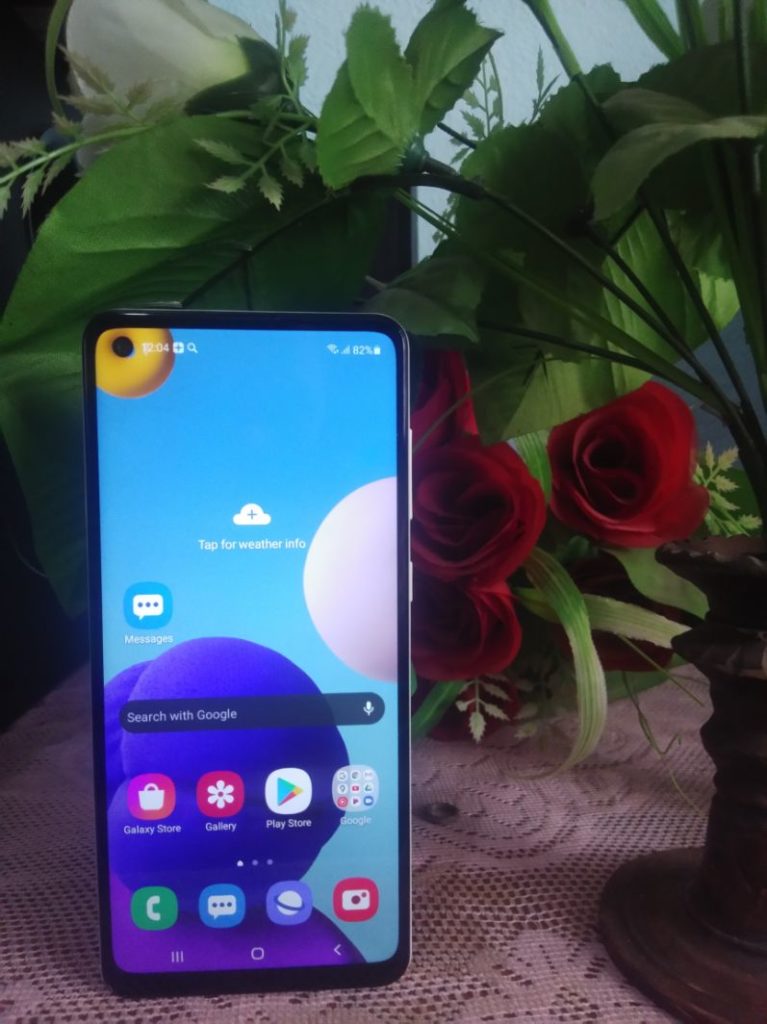Samsung Galaxy A21s front view