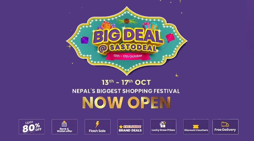 Sastodeal Big deals Dashain offer