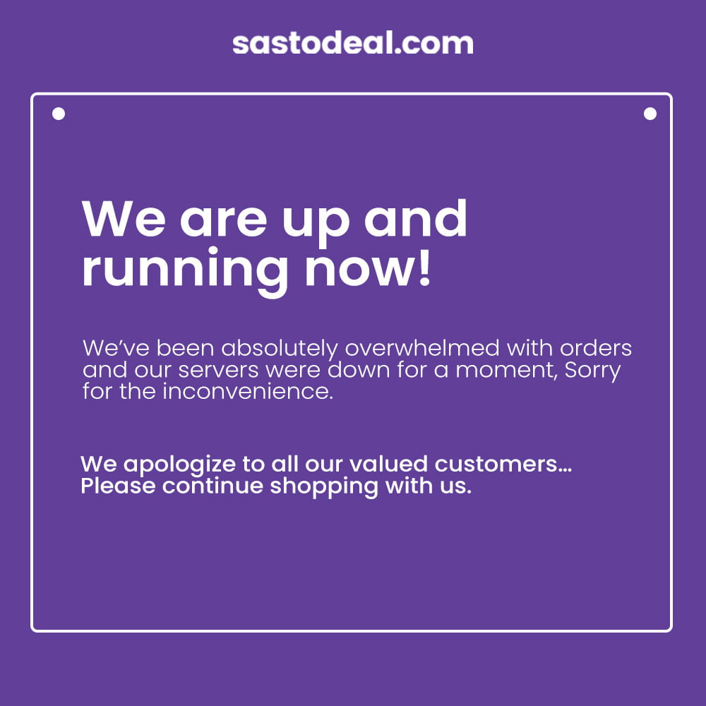 Sastodeal website crash