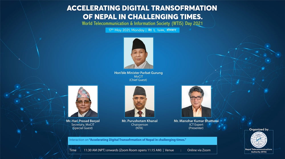 Accelerating Digital Transformation in Challenging times Nepal world telecom day