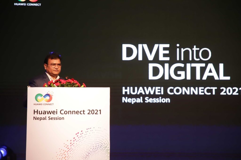 Anil K Dutta MoCIT Huawei Connect 2021 Nepal