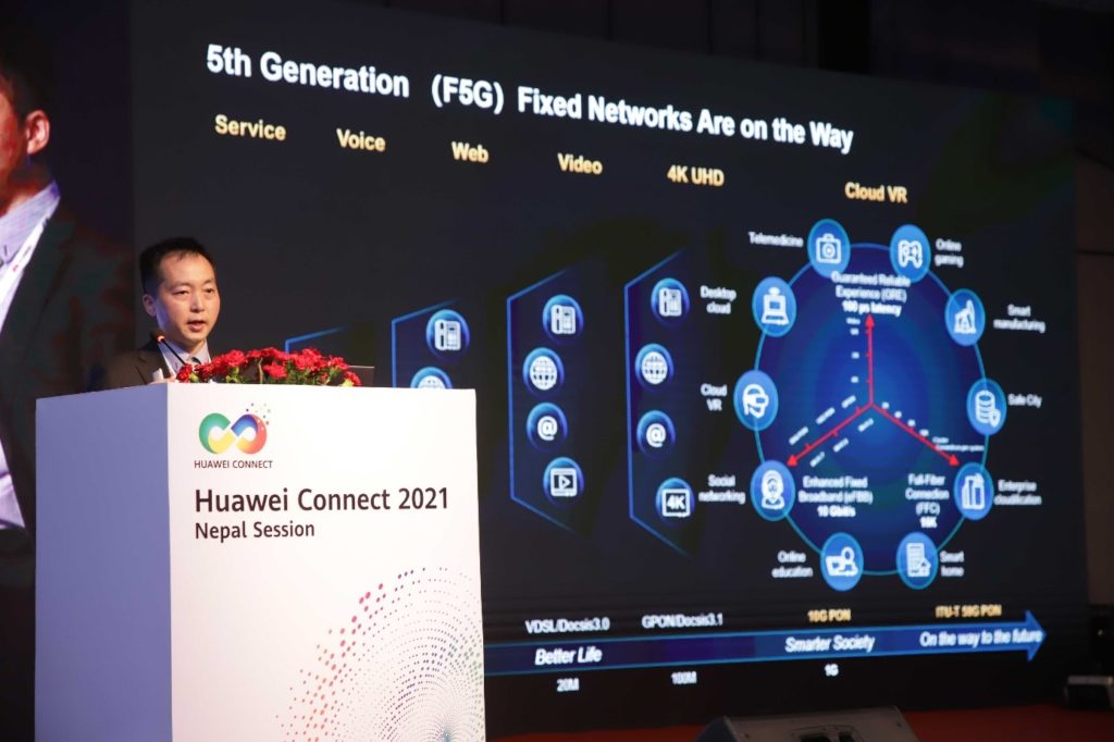 Justin Chen Senior Solution Manager Huawei Connect 2021 Nepal