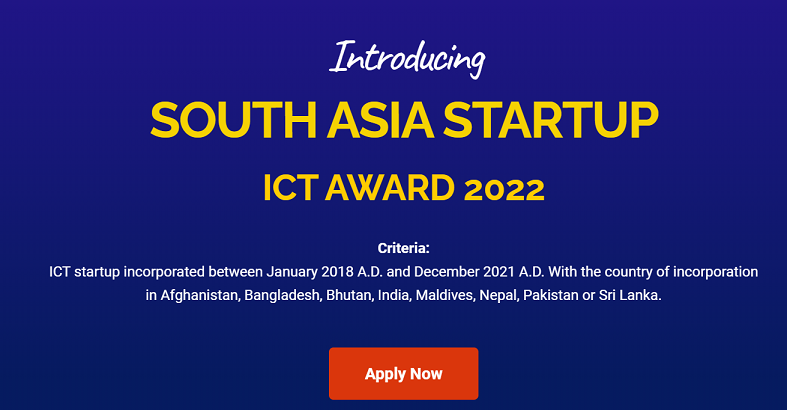 South Asia startup category in the ICT Award 2022
