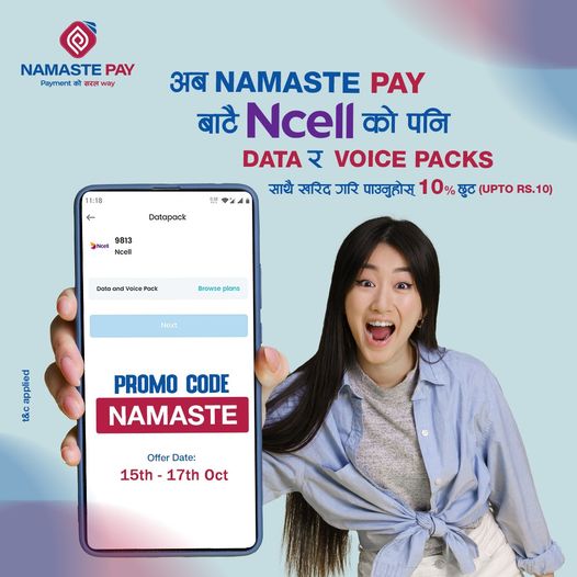 Ncell packs Namaste Pay