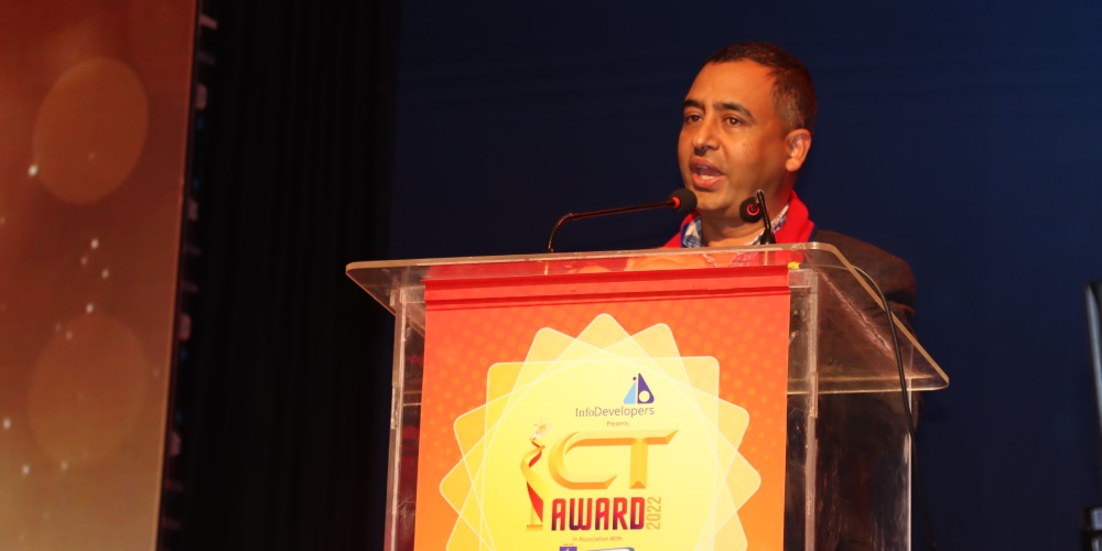 Hemraj Dhakal, MD of IME Group ICT Award 2022 grande finale