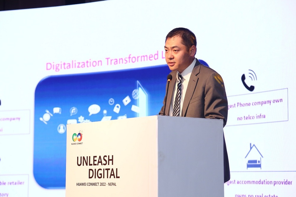 Huawei Nepal CEO William Zhang Huawei Connect 2022