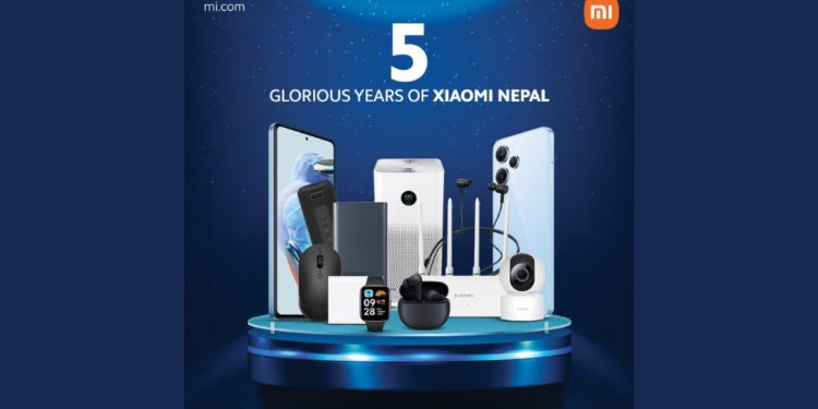 Xiaomi 5th anniversary Nepal