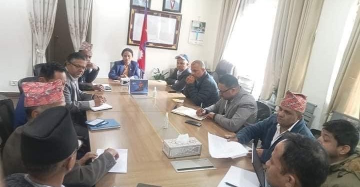 Nepal Government Emergency telecommunication cluster MOCIT meeting