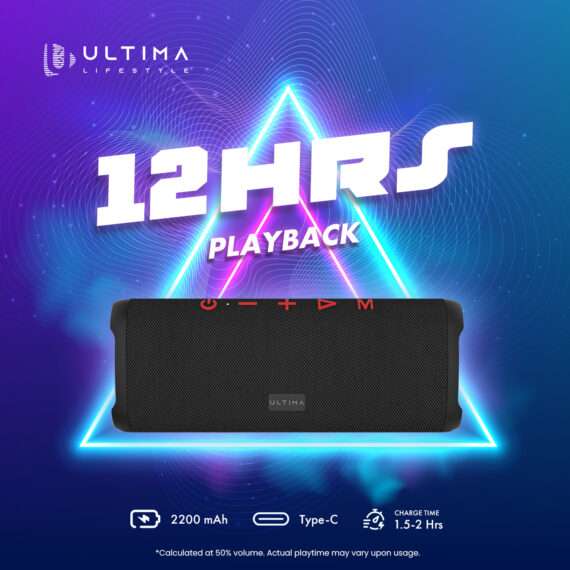 Ultima Rock speaker playback time
