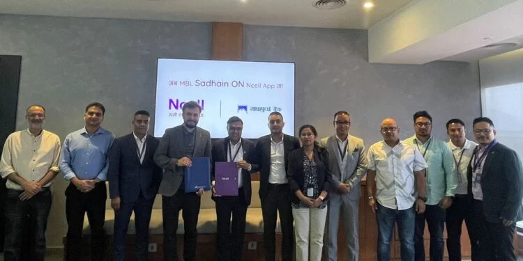 Ncell Machhapuchchhre Bank payment services partnership