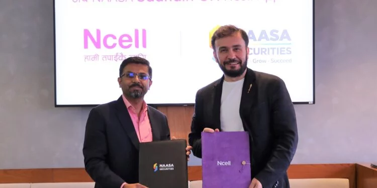Ncell partnership NAASA Securities Share Investment