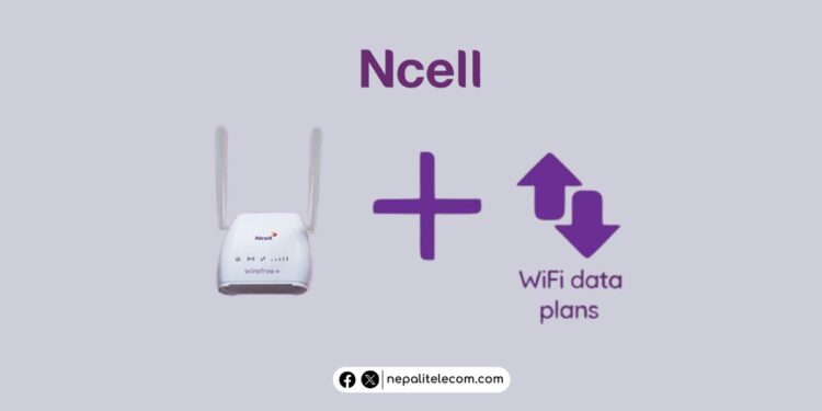 Ncell Wirefree+ WiFi internet 4G router