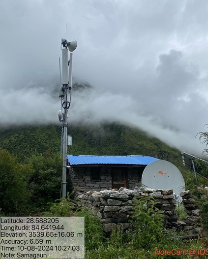 Nepal Telecom 4G in Manaslu