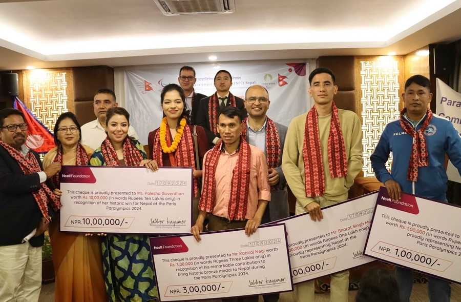 Ncell Foundation Palesha and team honored