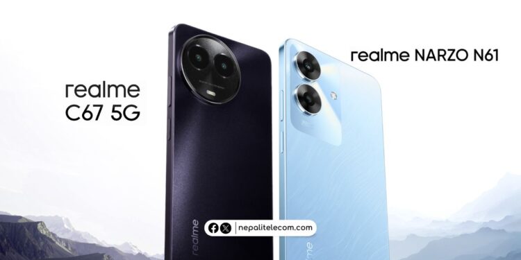 realme C67 5G price in Nepal realme Narzo N61 price in Nepal