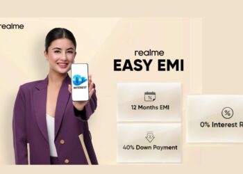 realme EMI offer zero percent