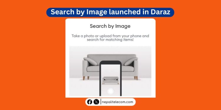 Image search on Daraz Nepal