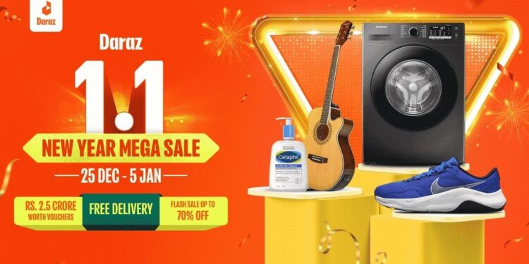 Daraz 1.1 New Year Sale