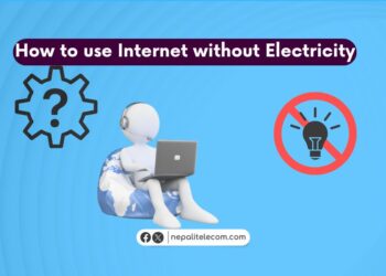 How to use internet without electricity in Nepal?