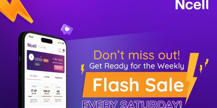 Ncell Weekly Flash Sales offer