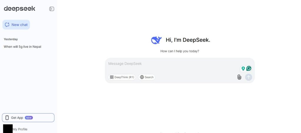 DeepSeek AI chatbot