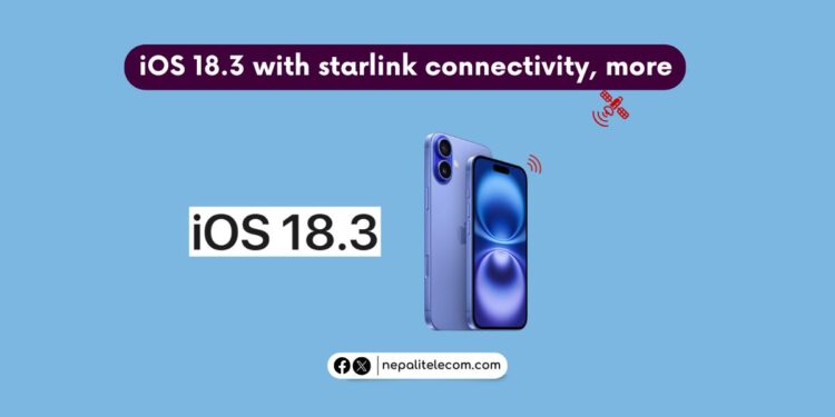 iOS 18.3 Starlink connectivity