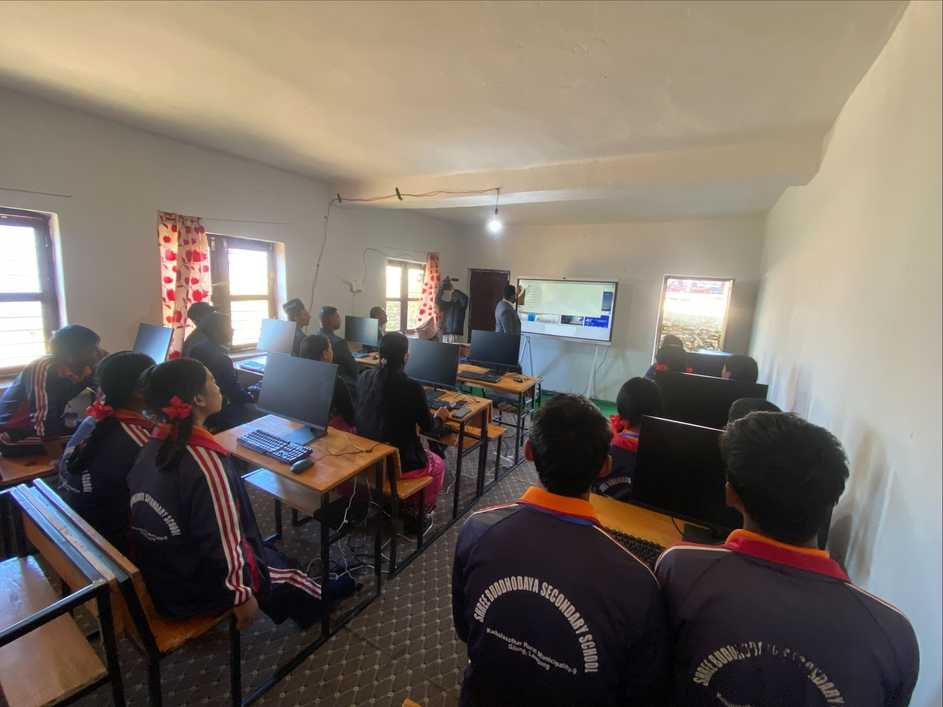 smart classroom in Gandaki