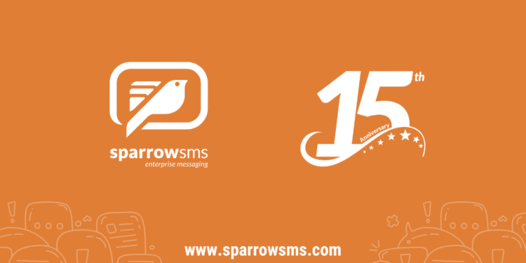 Sparrow SMS 15th anniversary