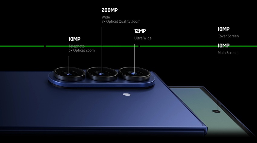Galaxy Z Fold 7 camera