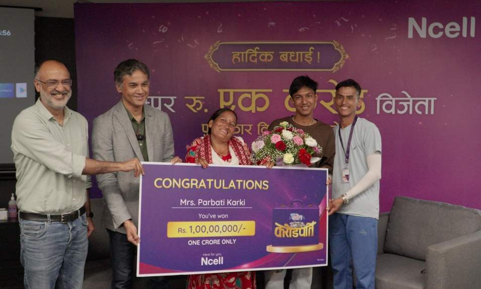 Ncell Sadhain ON crorepati campaign