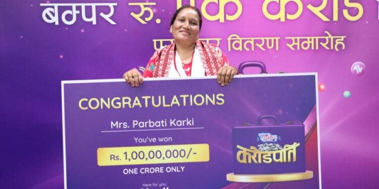 Parbati Karki Ncell crorepati campaign