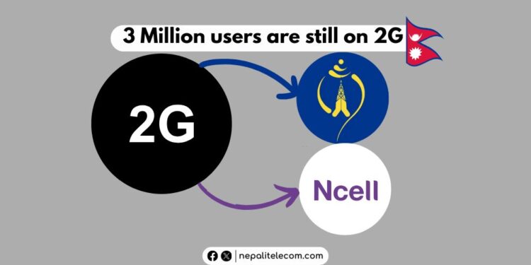 2G users in Nepal Ntc ncell
