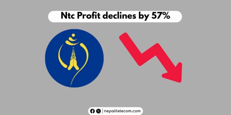 Ntc profit declines FY 2081 82