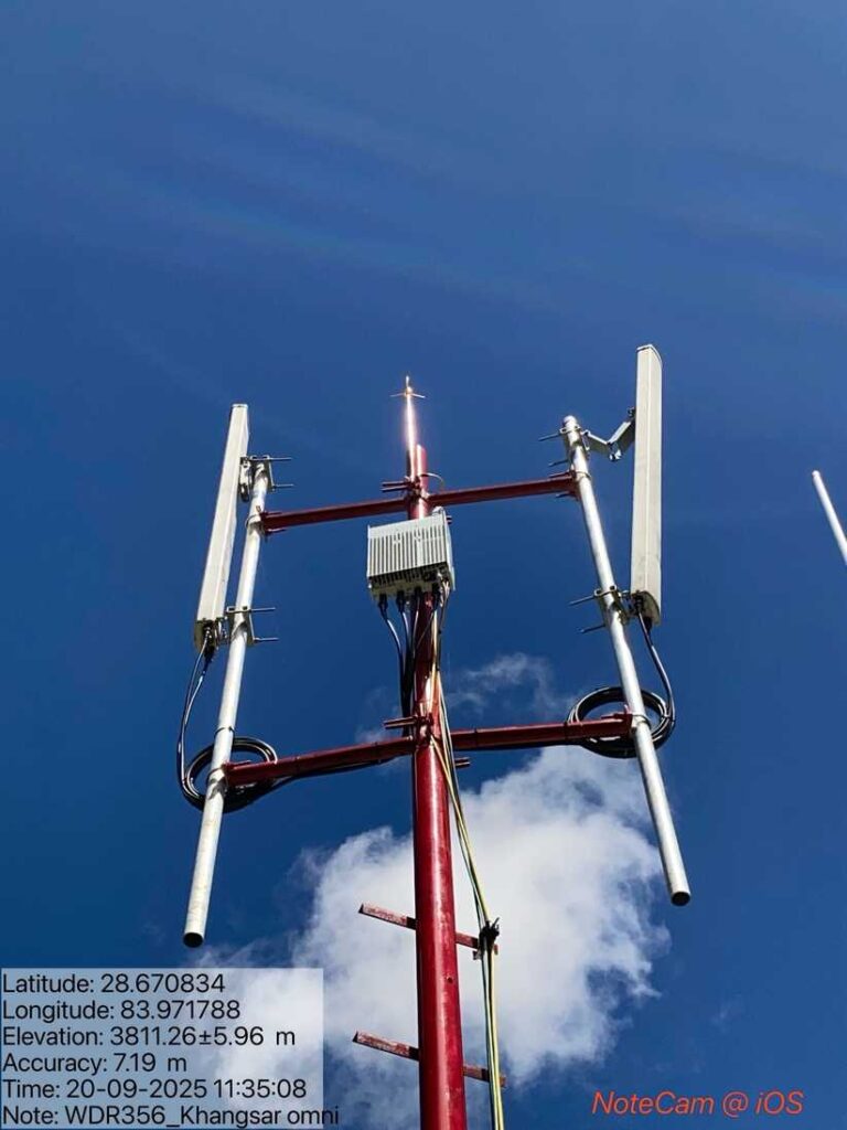Ntc 4G tower in Khangsar