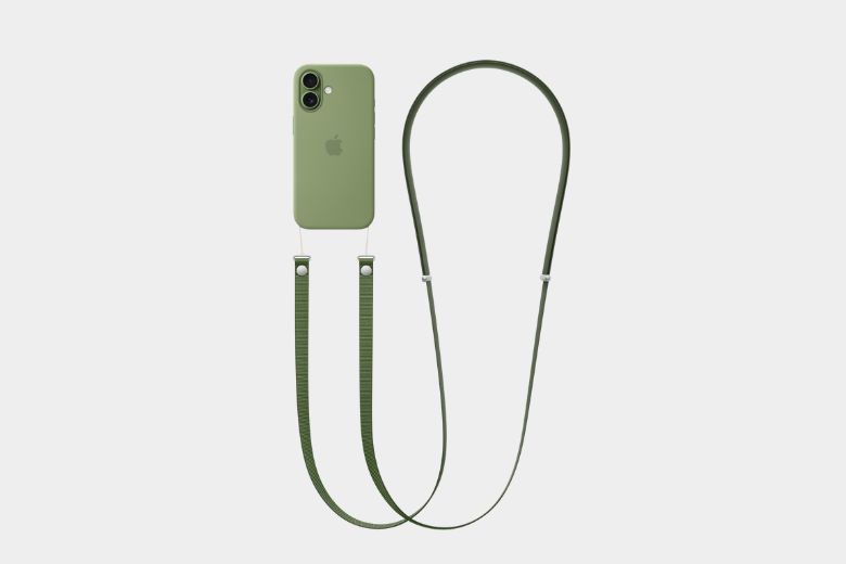 iPhone 17 with crossbody strap