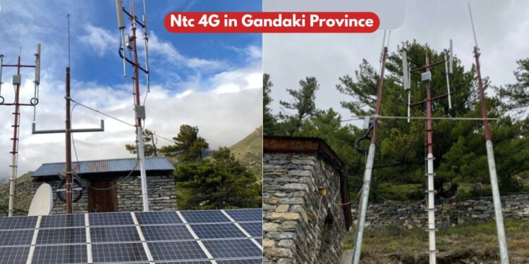 Nepal Telecom NTC 4G expansion in Gandaki Province