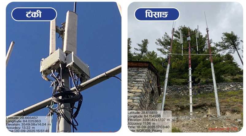 Nepal Telecom Ntc 4G in Tanki and Pisang in Gandaki Province
