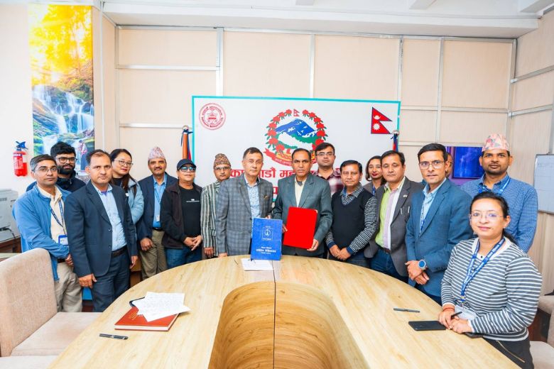 Ntc FTTH internet at Kathmandu Metro ward offices