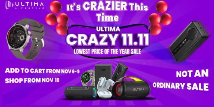 Ultima Crazy November 11.11 offer