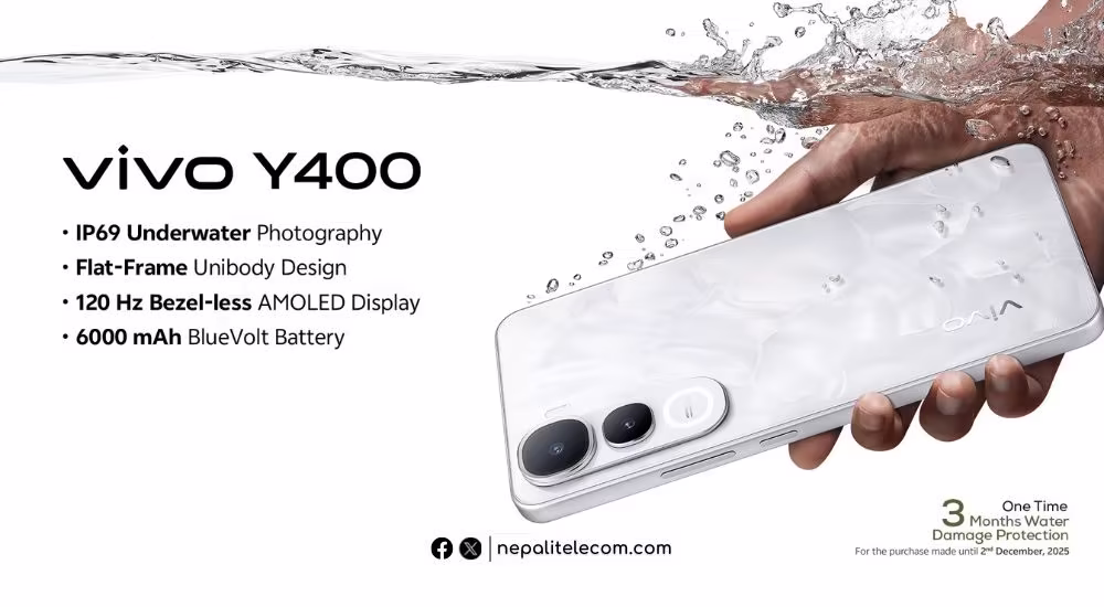 vivo Y400 price in Nepal