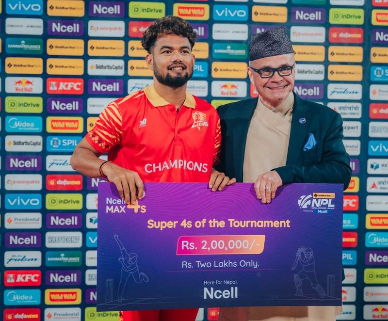 Adam Rossington NPL 2 with Ncell CEO Foley