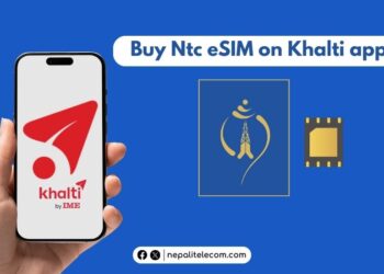 Buy Ntc eSIM on Khalti wallet app