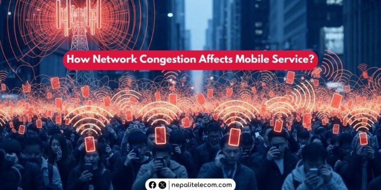 Network congestion affects mobile service