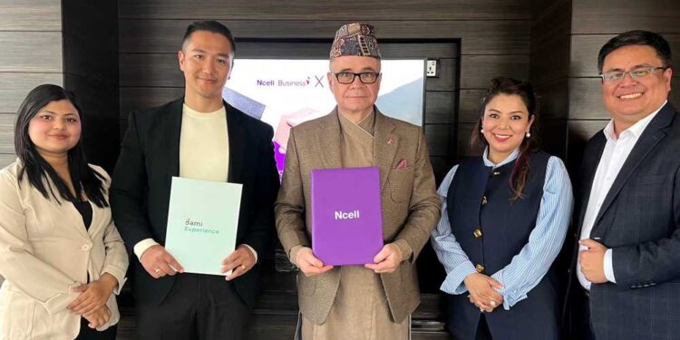 Ncell Signature Plans partnership with Dami Experience