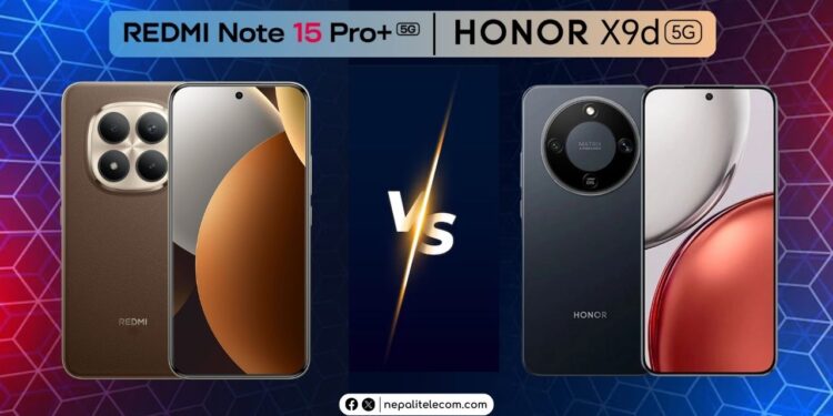 Xiaomi Redmi Note 15 Pro Plus 5G vs Honor X9d 5G